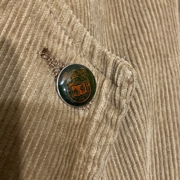 Plugg men’s corduroy blazer with elbow patches XL fully lined with retro fabric - Picture 3 of 13
